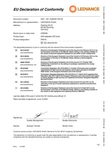 SMART ЛАМПА КУТИЯ CLA60 RGB REM 9W/827 230V FR E27 LEDVANCE - image 3