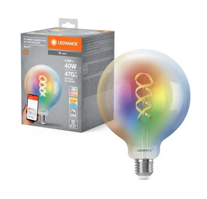 Bec SMART WIFI GL125 FIL RGBTW E27 LEDVANCE