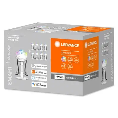 LED ЛЕНТА SMART WIFI GARDEN DOT 9P RGBW 380lm IP65 SMART LEDVANCE - image 1