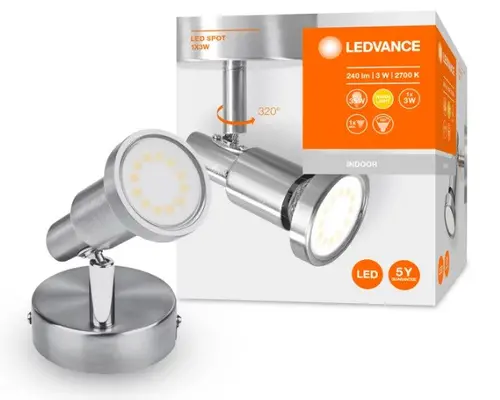 ХАЛОГЕННА LED SPOT ЛАМПА GR 3W 230V FS1 1x8 LEDVANCE