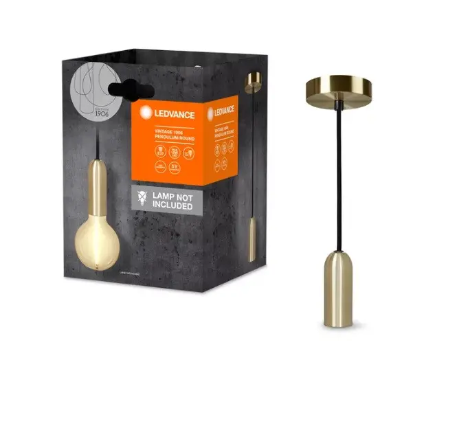 LED ЛАМПА VINTAGE 1906 PENDULUM ROUND GOLD LEDVANCE