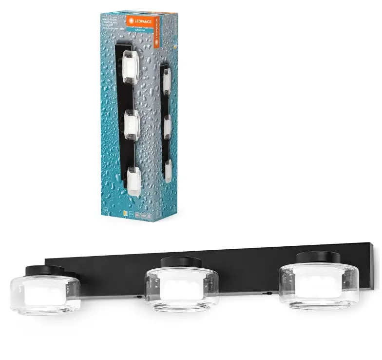 LED ЛАМПА ORBIS FLAME 3X5.5W CLICK CCT IP44 BLACK LEDVANCE - image 1