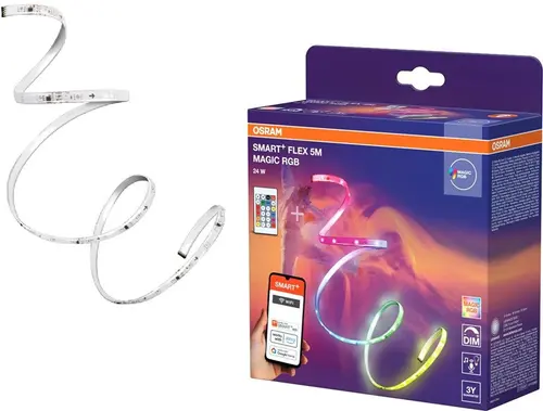 SMART+ WIFI BANDĂ LUMINOASĂ MAGIC RGB FLEX CU TELECOMANDĂ 5M LEDVANCE - 1