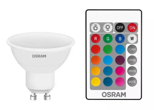 LED ЛАМПА RGB GU10 25 REM 4.5W/827 230V GU10 LEDVANCE