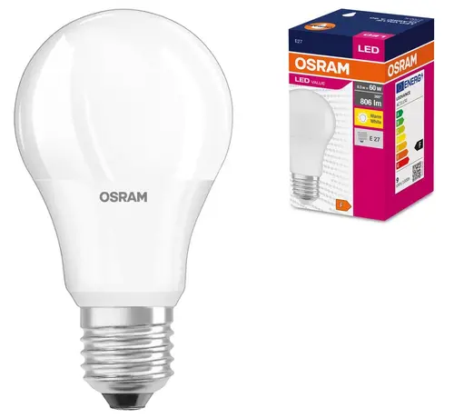 Λαμπτήρας LED VALUE CLA60 806lm/827/ E27 LEDVANCE - 1