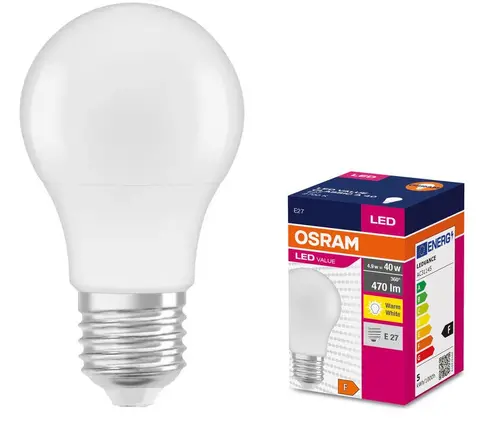 Bec LED VALUE CLA40 470lm/827 E27 LEDVANCE - 1