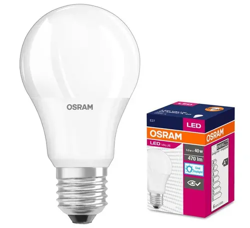 Bec LED VALUE CLA40 470lm/840 E27 LEDVANCE - 1