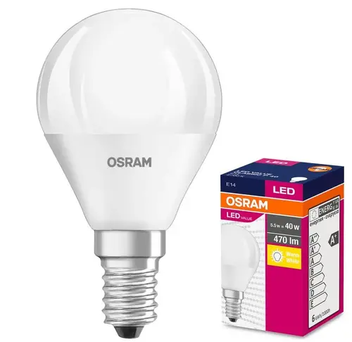 Λαμπτήρας LED VALUE CLP40 470lm/827/ E14 LEDVANCE - 1