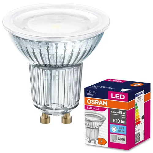 Bec LED VALUE PAR1680120 6,9W/840 230V GU10 LEDVANCE - 1