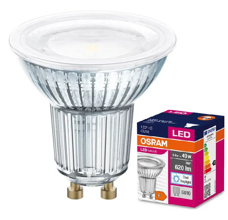 LED ЛАМПА VALUE PAR1680120 6,9W/865 230V GU10 LEDVANCE