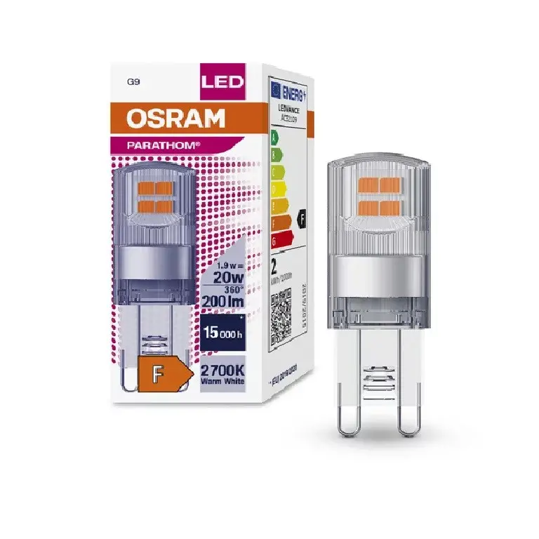 LED ЛАМПА PARATHOM PIN CL 20 non-dim 1,9W/827 G9 LEDVANCE