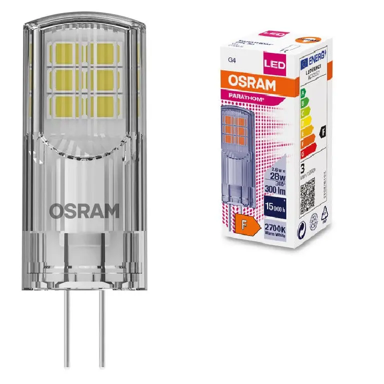 LED ЛАМПА PARATHOM PIN CL 30 non-dim 2,4W/827 G4 LEDVANCE