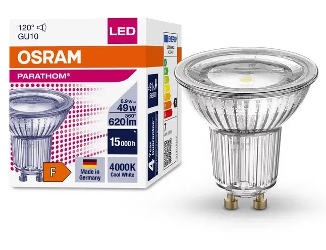 LED ЛАМПА PARATHOM PAR16 80 120° 6,9W/840 GU10 LEDVANCE