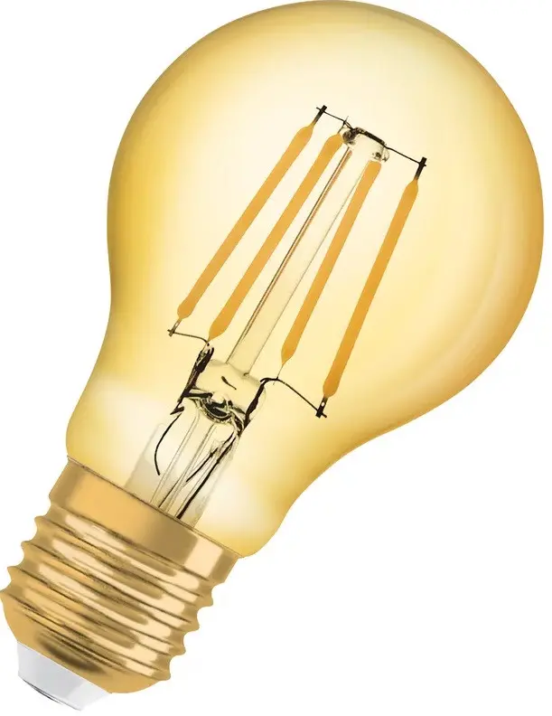 LED ЛАМПА VINTAGE 1906 LED CL A FIL GOLD 55/7W/825 E27 LEDVANCE - image 1