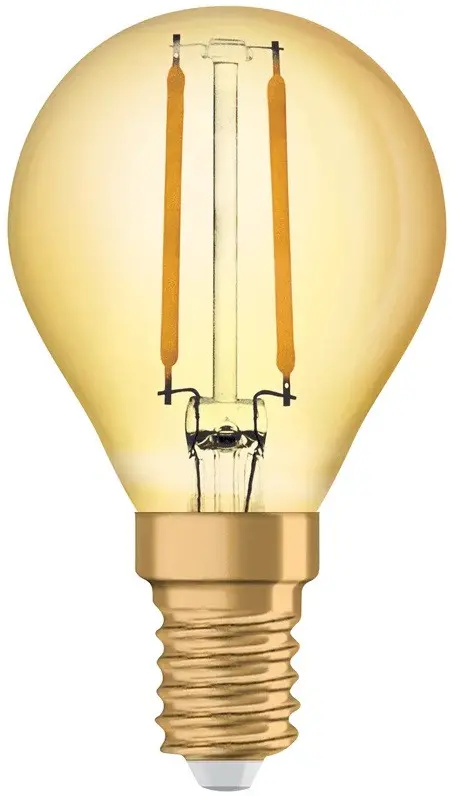 LED ЛАМПА VINTAGE 1906 LED CL P FIL GOLD 22/2,5W/825 E14 LEDVANCE - image 1