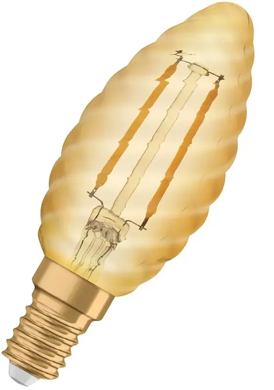 LED ЛАМПА VINTAGE 1906 LED CL BW FIL GOLD 13/1,4W/825 E14 LEDVANCE - image 1