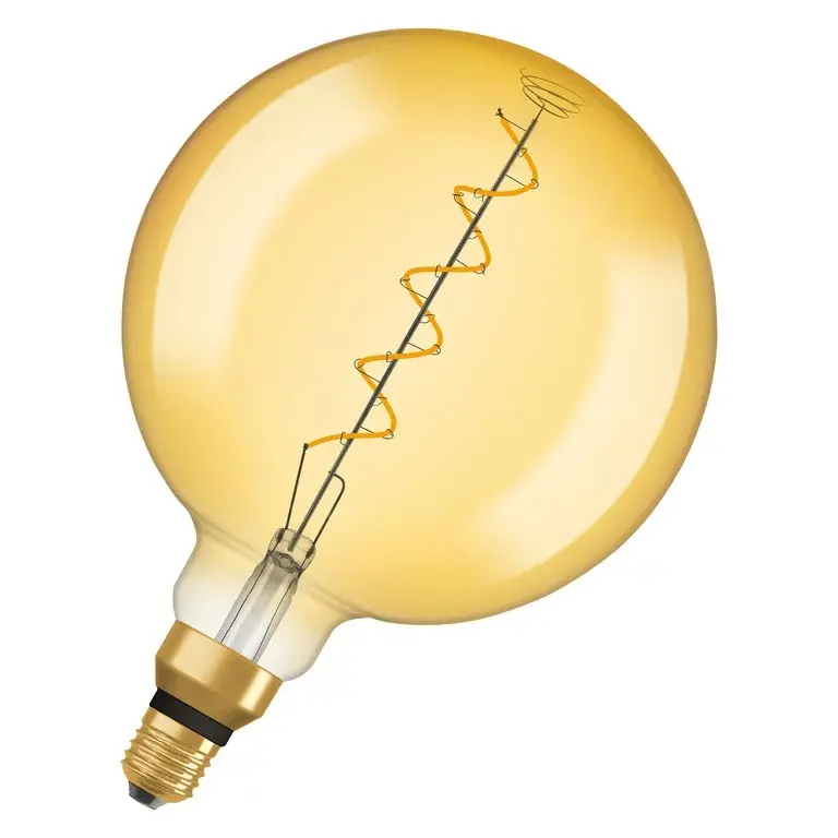 LED ЛАМПА VINTAGE 1906 LED CL GLOBE200 FIL GOLD 28/4W/820 E27 LEDVANCE - image 1