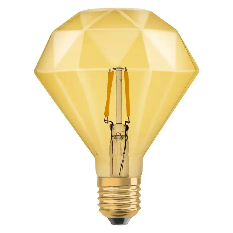 LED ЛАМПА VINTAGE 1906 LED CL DIAMOND FIL GOLD 40/4,5W/825 E LEDVANCE - image 1