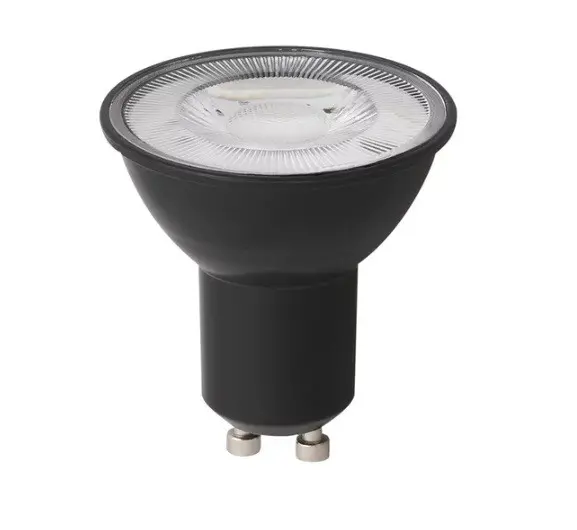LED ЛАМПА VALUE BLACK PLAST PAR16 50 120° /827 GU10 LEDVANCE - image 1