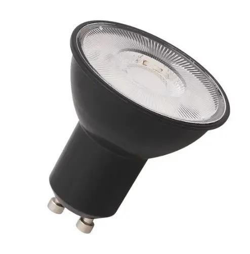 LED ЛАМПА VALUE BLACK PLAST PAR16 80 120° /827 GU10 LEDVANCE - image 1