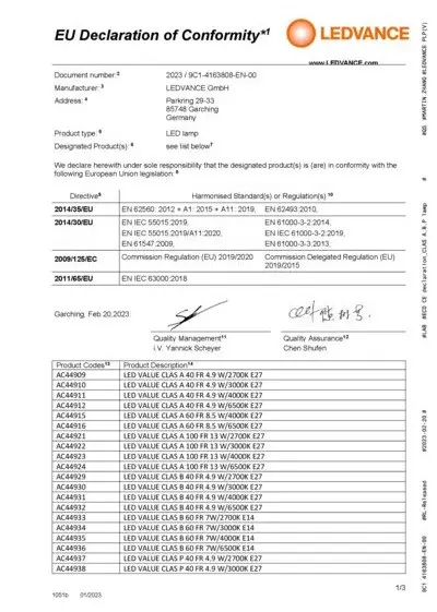 LED ЛАМПА VALUE CLB60 806lm/865 E14 LEDVANCE - image 4