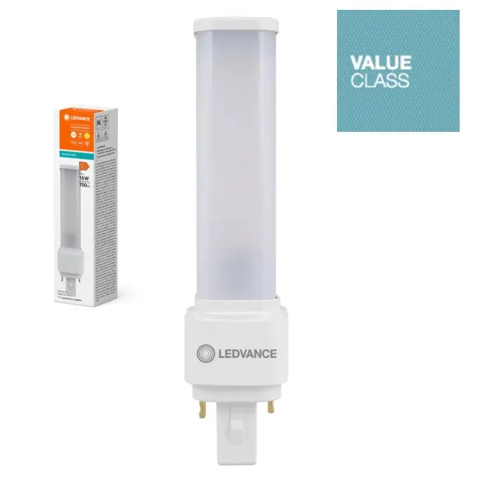 LED ЛАМПА DULUX LED D18 EM & AC MAINS V 7W 830 G24D-2 LEDVANCE - image 2