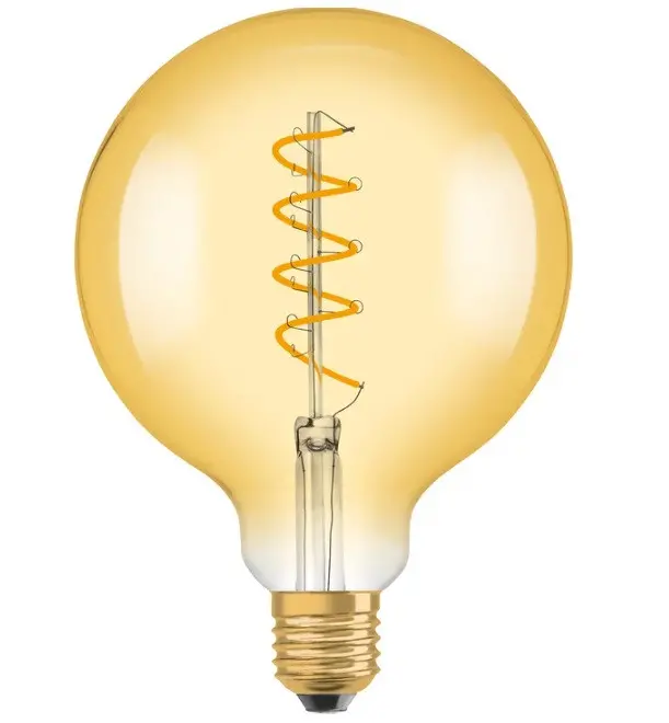 LED ЛАМПА VINTAGE 1906 LED CL GLOBE125 SPIRAL GOLD 36/4W/820 LEDVANCE - image 2