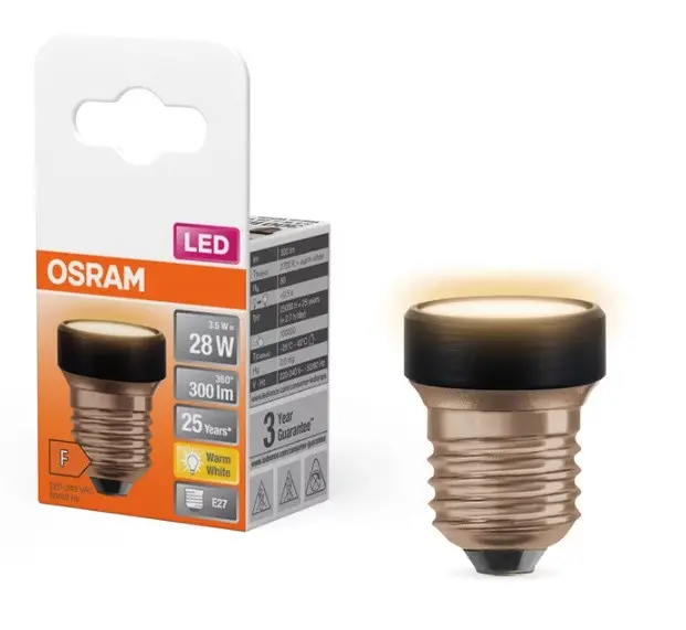 LED ЛАМПА FLAT+2xRING 28 3.5W/827 230VFR E27 LEDVANCE