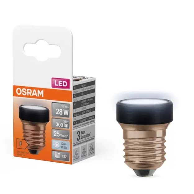 Bec LED FLAT+2xRING 28 3.5W/840 230VFR E27 LEDVANCE