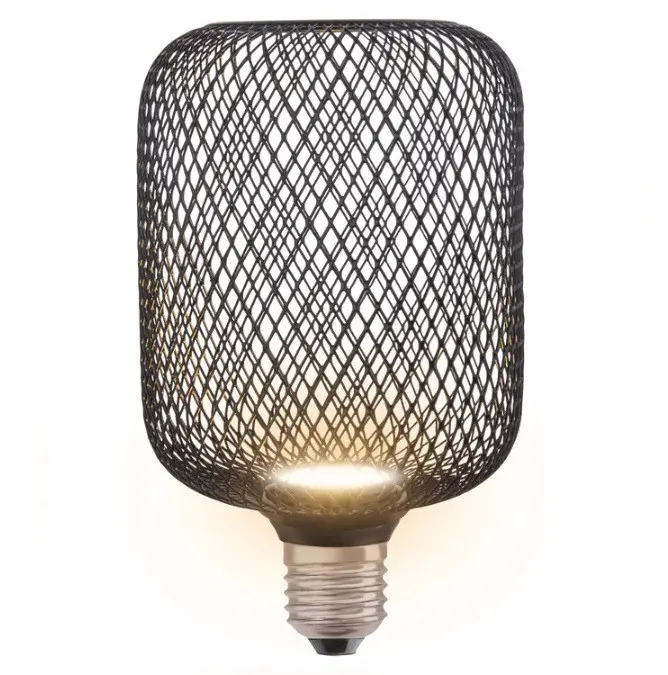 LED ЛАМПА DECOR FLAT SQ100 BLACK 3.5W 827 E27 LEDVANCE - image 2