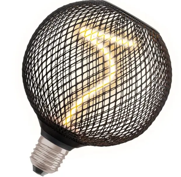 LED ЛАМПА DECOR SPIR GL125 BLACK/DIM 3.5W/818 E27 LEDVANCE - image 1