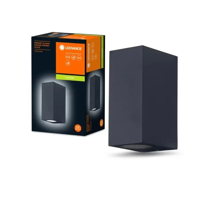 LED ЛАМПА ENDURA CLASSIC SQUARE UPDOWN BKACK LEDVANCE