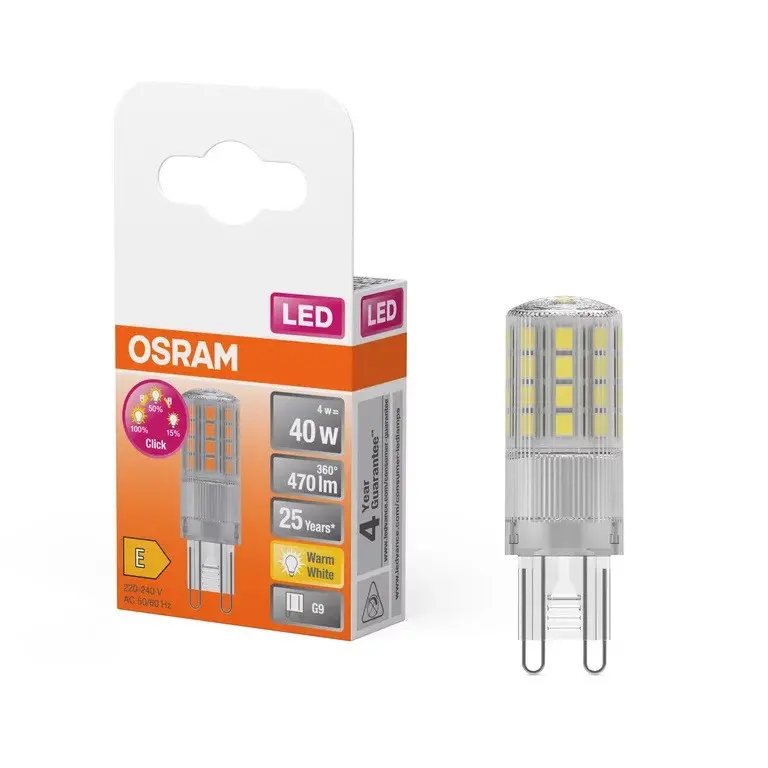 Bec LED THREE STEP DIM PIN G9 4W 827 LEDVANCE
