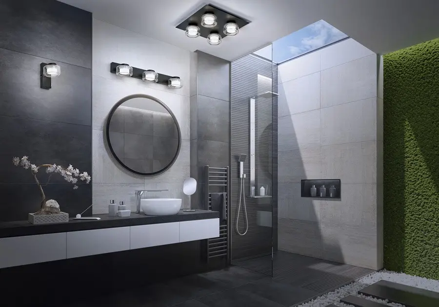 LED ЛАМПА ORBIS FLAME 5.5W CLICK CCT IP44 BLACK LEDVANCE - image 1