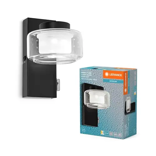 LED ЛАМПА ORBIS FLAME 5.5W CLICK CCT IP44 BLACK LEDVANCE