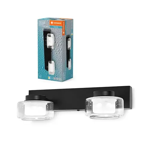 LED ЛАМПА ORBIS FLAME 2X5.5W CLICK CCT IP44 BLACK LEDVANCE