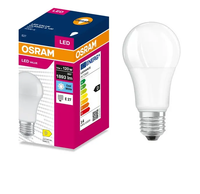 LED ЛАМПА VALUE CLA120 1893lm/840 E27 LEDVANCE