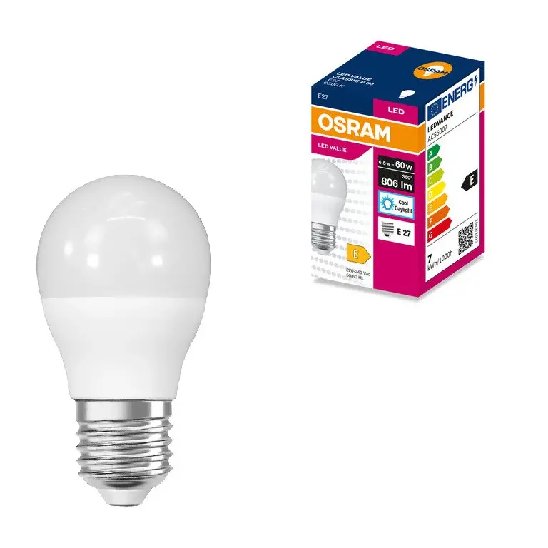 LED ЛАМПА VALUE CLP60 806lm/865 E27 LEDVANCE - image 2