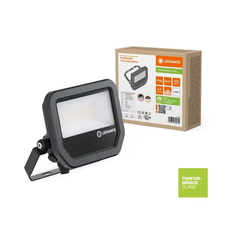 LED ПРОЖЕКТОР FLOODLIGHT 20 17W 2K4LM 840 PS SY100 BK LEDVANCE