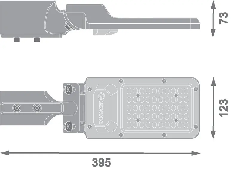 LED URBAN AREA 30W 840 IP65 BK LEDVANCE - image 2