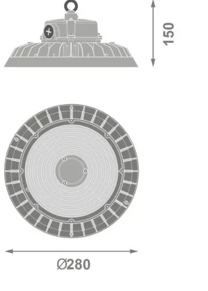 LED ЛАМПА HIGH BAY E 200 W ML 865 90DEG IP65 LEDVANCE - image 3