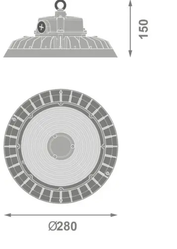 Lampă LED HIGH BAY E 200 W ML 865 90DEG IP65 LEDVANCE - 4