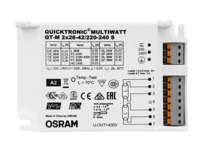 Μετασχηματιστής QT-M 2X26-42/220-240 S UNV1 LEDVANCE - image 1