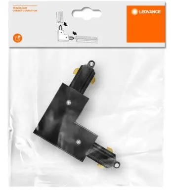 ЪГЛОВ СЪЕДИНИТЕЛ ЗА ТРАФАРЕТ TRACKLIGHT CORNER CONNECTOR LEDVANCE - ЧЕРЕН - image 1