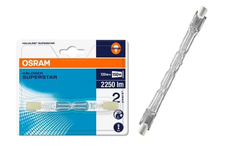 ΤΥΠΟΥ ΣΩΛΗΝΑ ΛΑΜΠΤΗΡΑΣ ΑΛΟΓΟΝΟΥ 64695 ES 120W 230V R7S-15 FS1 74.99mm HALOLINE LEDVANCE