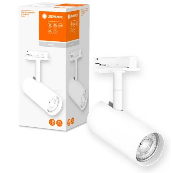 TRACKLIGHT SPOT CYLINDER WT GU10 LEDVANCE - БЯЛ - image 1