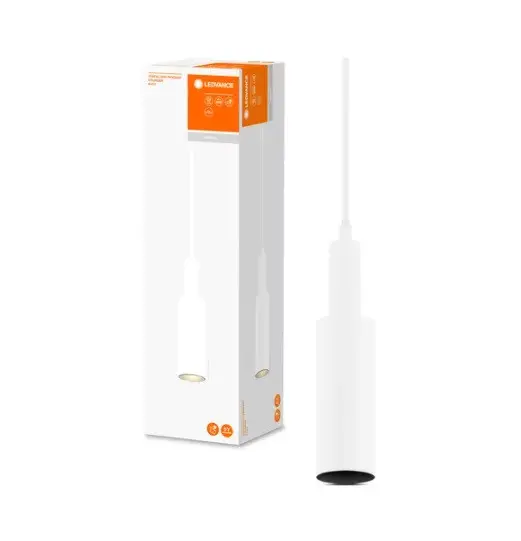 TRACKLIGHT PENDANT CYLINDER WT GU10 LEDVANCE - БЯЛ - image 1