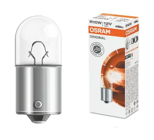Λαμπτήρας αυτοκινήτου 5008 R10W 12V BA15s UNPACKED OSRAM