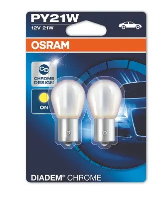 АВТОМОБИЛНА ЛАМПА 7507DC PY21W 12V BAU15S 10XDUOBLISTER OSRAM