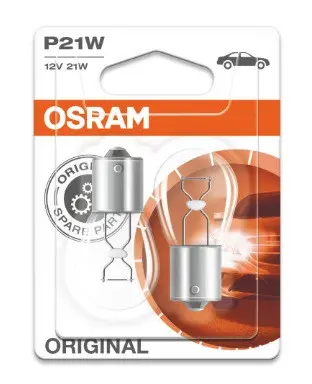 АВТОМОБИЛНА ЛАМПА 7506 P21W 12V BA15s DUOBLISTER OSRAM